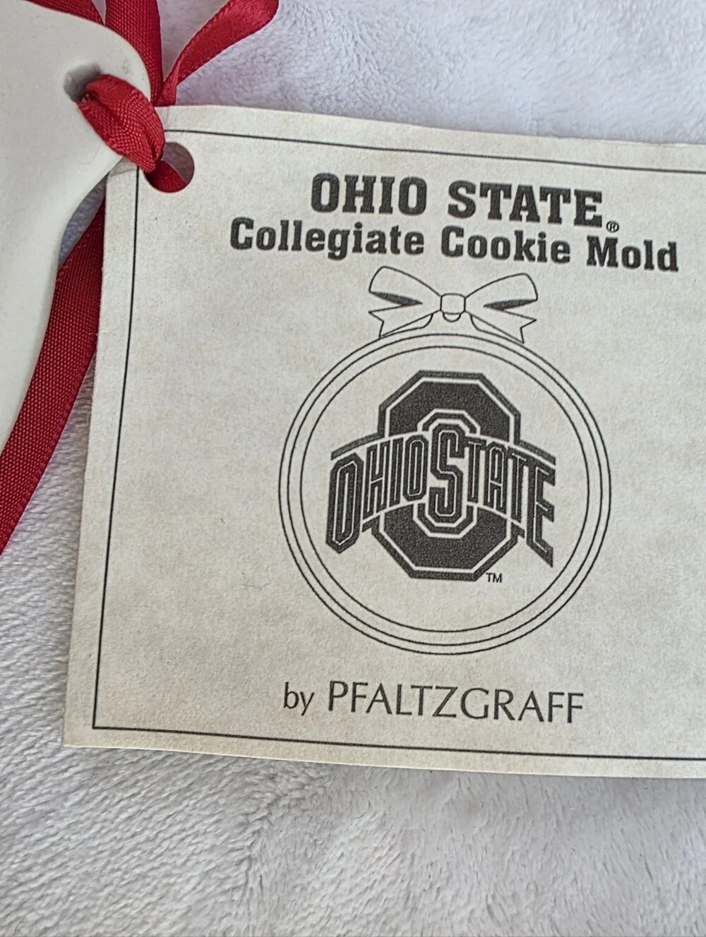 Ohio State Collegiate Cookie Mold by Pfaltzgraff